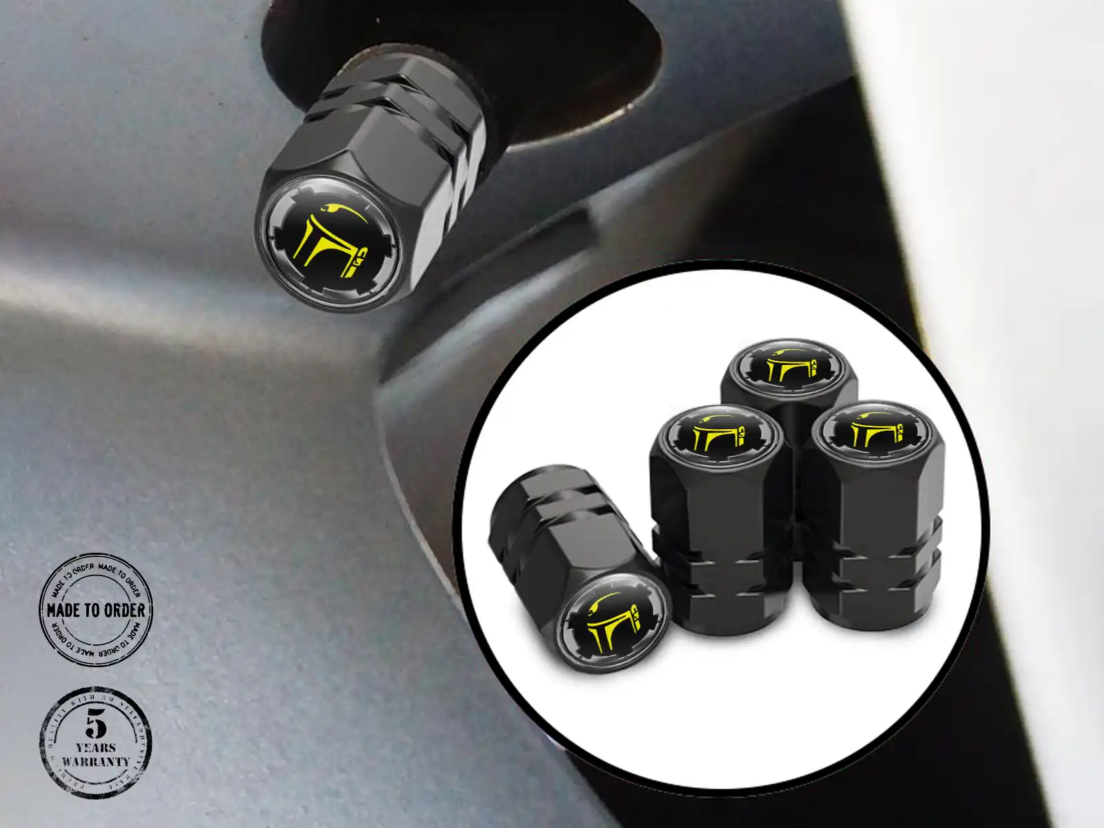 Tyre Valve Caps for Trucks Racing Look